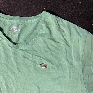 Lacoste green soft v neck